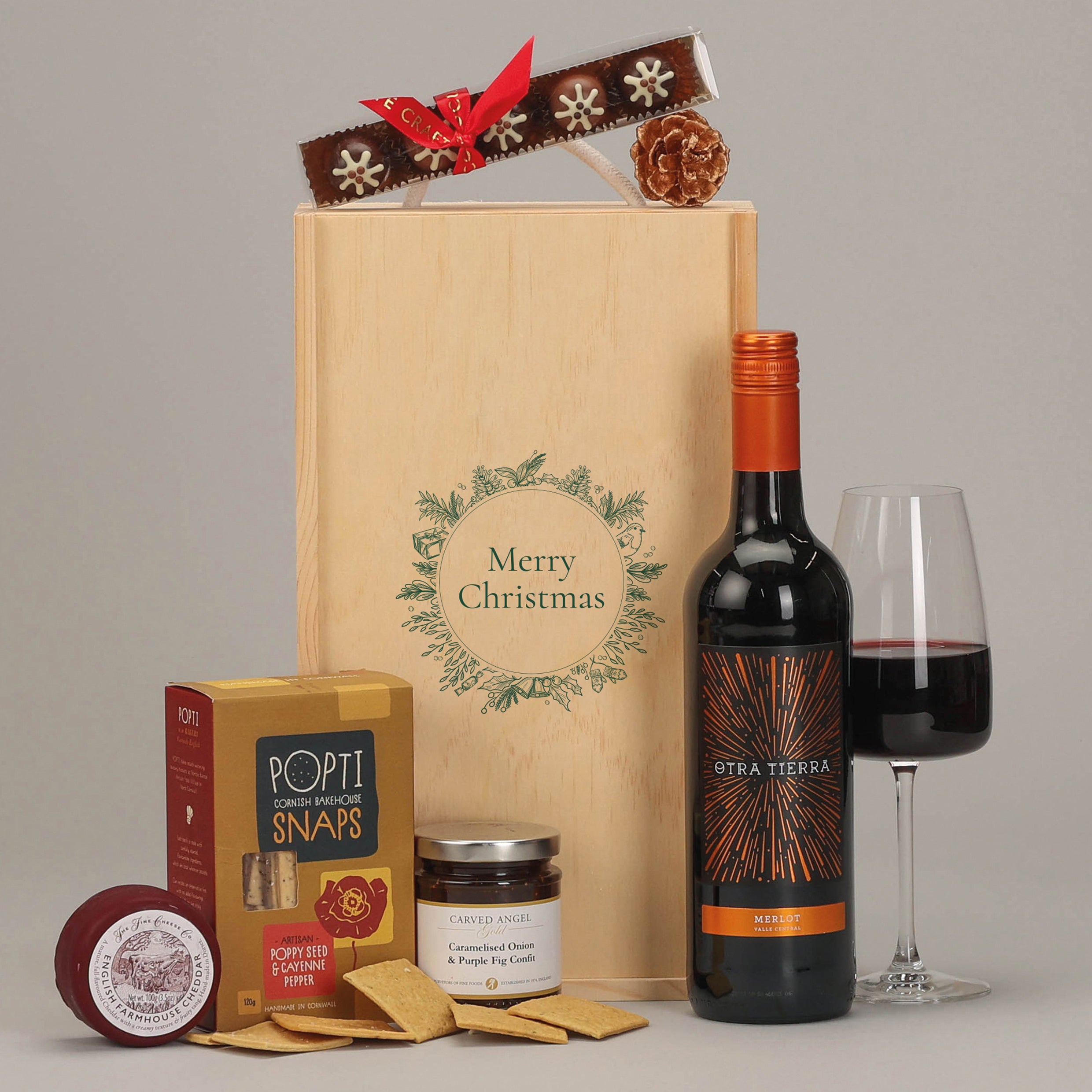 Red Wine and Cheese Gift Box – Carabella Gifts UK